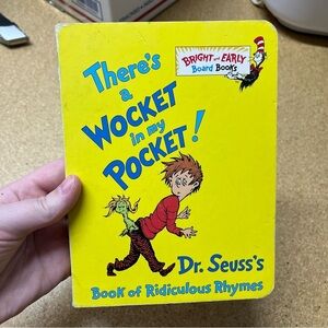 Dr. Seuss Board Book There's a Wocket in my Pocket Baby Book